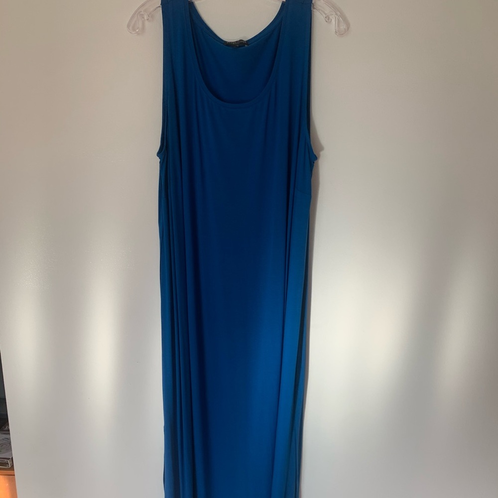 Eileen Fisher Long Blue Dress
